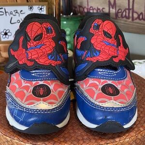Spiderman Boys Light-Up Athletic Sneakers - Size Toddler 10